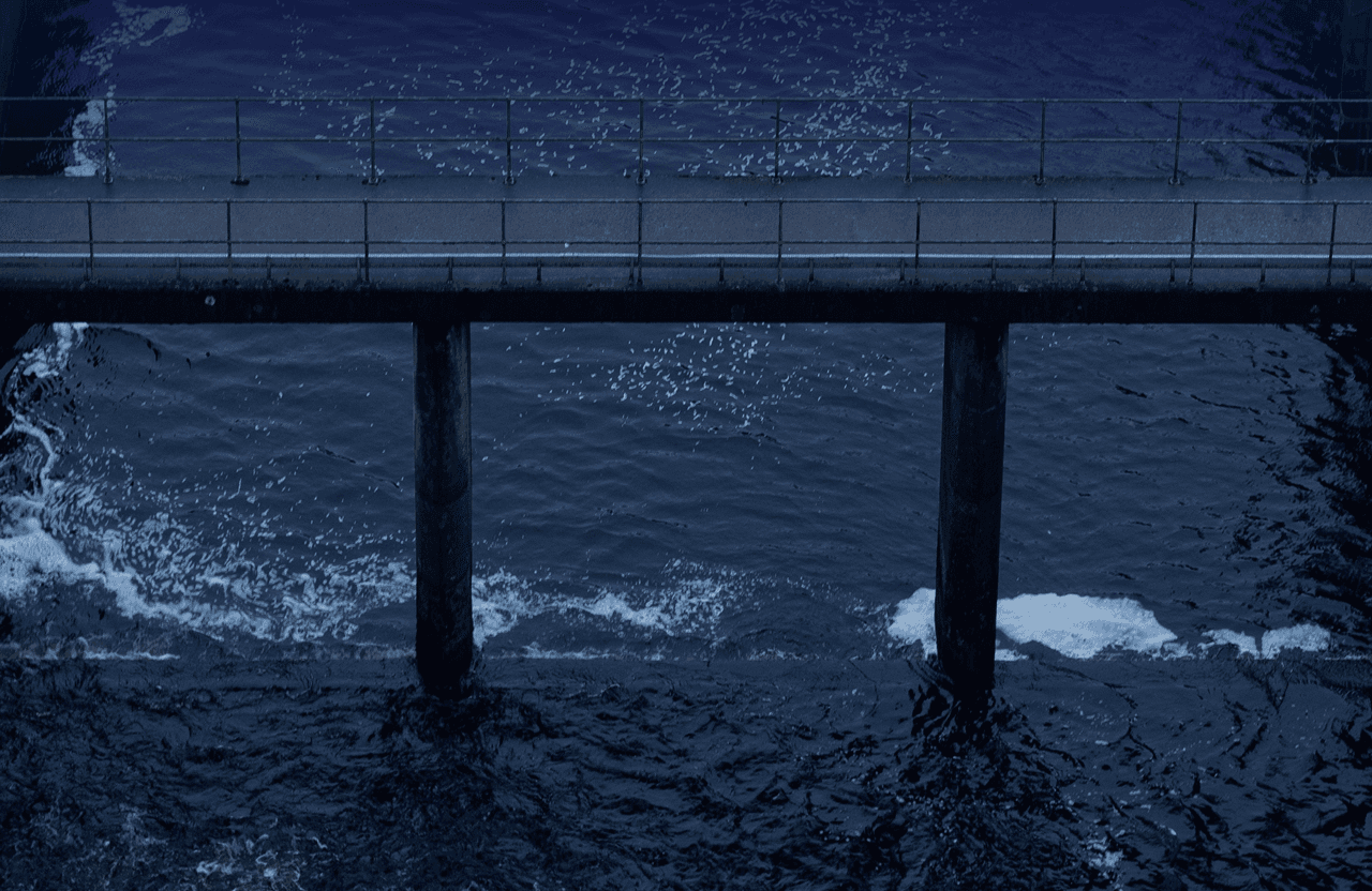 Industrial mining landscape